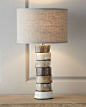 Jamie Young Stacked Horn Table Lamp@北坤人素材