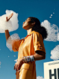 Hermes spring 2022 ad campaign has bubbles galore.