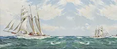手绘海洋励志海报背景高清素材 创业背景 励志背景 商务海报 商务背景 宣传册背景 手绘大海 手绘海报 手绘背景 扬帆起航 背景广告 平面广告 设计图片 免费下载
