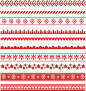 红色圣诞分割边框矢量图 免费下载 页面网页 平面电商 创意素材