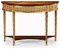 New Jonathan Charles Console Table Gold traditional-console-tables