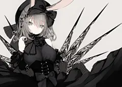 来自日本插画师的一组人物造型唯美的插画作品！画风相当养眼！