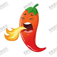 辣椒蔬菜辣红色朝天椒健康 【酷图网】辣椒,蔬菜,辣,红色朝天椒,健康,辣椒手绘,手绘,辣椒插画,
