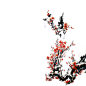 《梅花 水墨花 》PNG免抠图素材