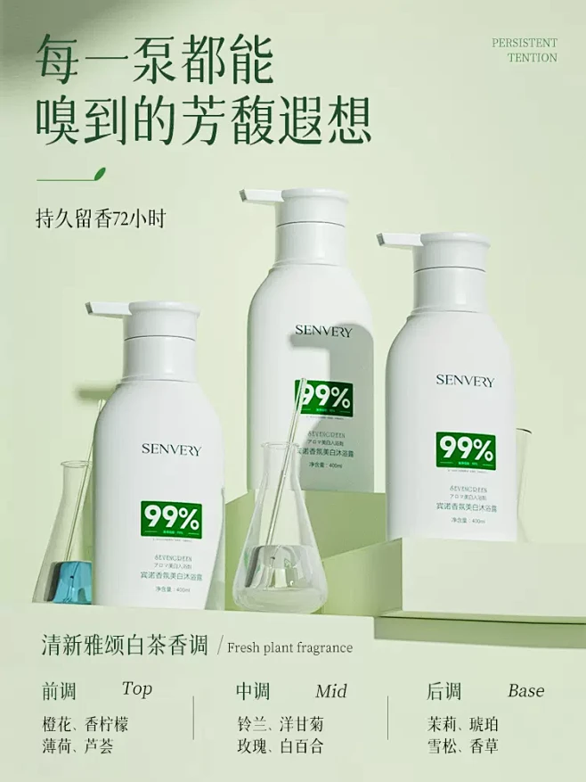 美白沐浴露全身美白持久留香晒黑修复一洗白...