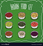 set-of-indian-seasoning-sauces-like-chutney-vector-17211081.jpg (1000×1080)