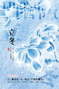 立冬节气二十四节气宣传海报