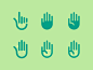 Dribbble - Hands by Chris Pecora