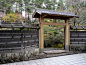 Kyoto Agon Shu - gateway Adachi Museum gardens, Kyoto, Japan (Japanese Garden Society)