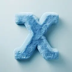 创意毛绒字母素材图片