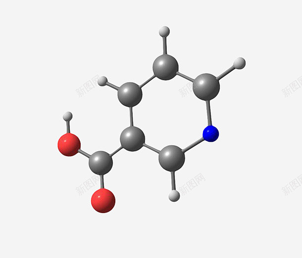 黑色烟酸B3分子形状 质量 阿伏伽德罗 ...