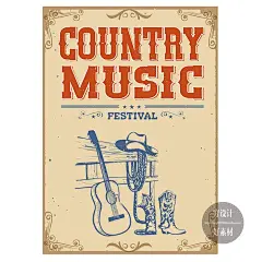 复古美国乡村音乐民谣吉他海报模版 矢量EPS设计素材 G791-淘宝网