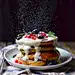 Blueberry Bagel French Toast with Cream Cheese Glaze
