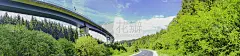 德国黑森林公路桥全景图