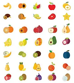 矢量卡通水果大全  - 源文件下载【酷图网】矢量卡通水果,矢量水果大全,矢量香蕉,矢量苹果,矢量梨子,西瓜,葡萄,猕猴桃,菠萝,杨桃,木瓜,草莓,李子,鸭梨,哈密瓜,火龙果,椰子,凤梨,杏,蓝莓,山药,红苹果,矢量石榴,卡通水果大全,水果摊,各种水果大全,山竹,芒果,柠檬,菠萝蜜,