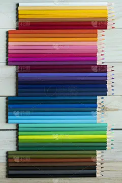 彩色铅笔封面图像