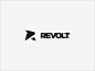 revolt r字母 运动 标志 图标 图形 设计 创意 logo 国外 外国 欣赏