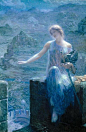 “The Valkyrie’s Vigil.” Edward Robert Hughes (1906) In Norse mythology, Valkyries (also called “Odin’s maidens”) would fly on their horses over battlefields to choose heroic souls of the slain to bring to Valhalla. But if a Viking warrior’s soul was consi