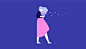 summer Fashion  Retro characters people plants perfume smell Food  holidays