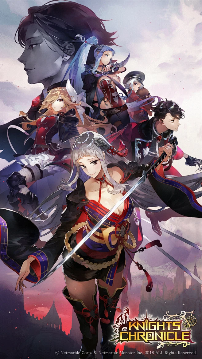 Knights Chronicle Title Illust, YON - : --花瓣网