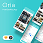 Oria Hotel Booking App UI Kit 酒店预订应用程序UI套件