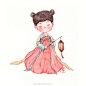 萌版古装人物
作者：爱画画的橙子 ​ ​​​​