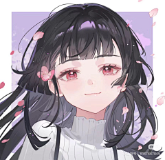 用户ameHURLa采集到女头绘