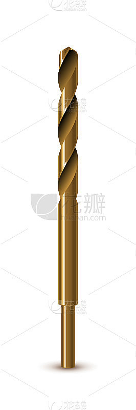 五金工具钻孔隔离白色