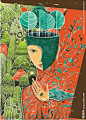 手绘抽象插画矢量图下载