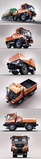 TMV2 Multifunctional Rail Truck by Aleksandr Kuskov, via Behance@北坤人素材