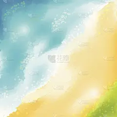 海边与沙子抽象的背景