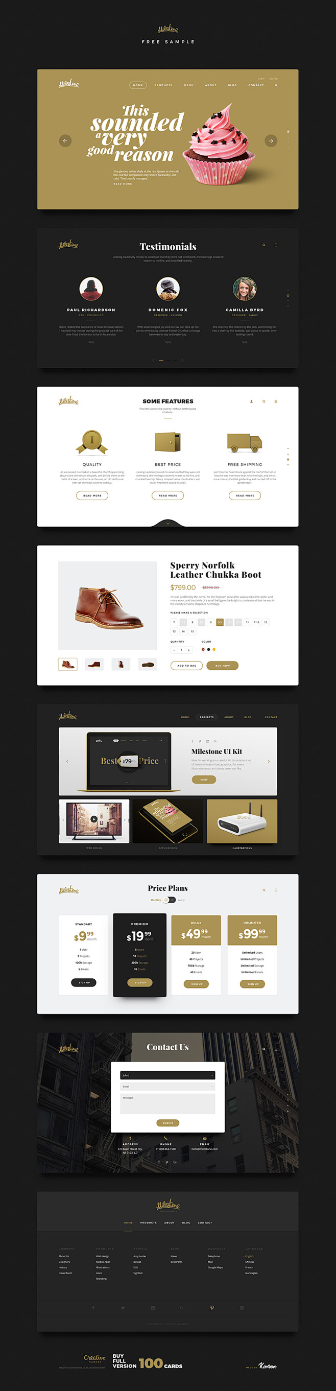 Milestone UI Kit : F...
