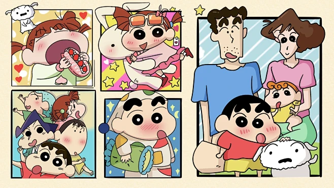 蜡笔小新电脑壁纸高清大图-夸克图片搜索-花瓣网
