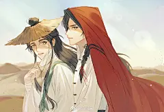 #漫画# 画风太棒了！好喜欢这个怜怜

Twi：kng_roo  #天官赐福# ​​​​