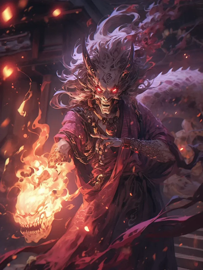 “鬼将”#次元ai绘画 #原创古风计划 #仙侠 #古装玄幻 - 抖音-花瓣网