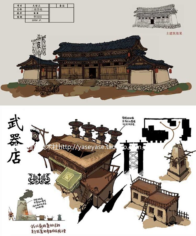 东方建筑设定（物件设定，规划）