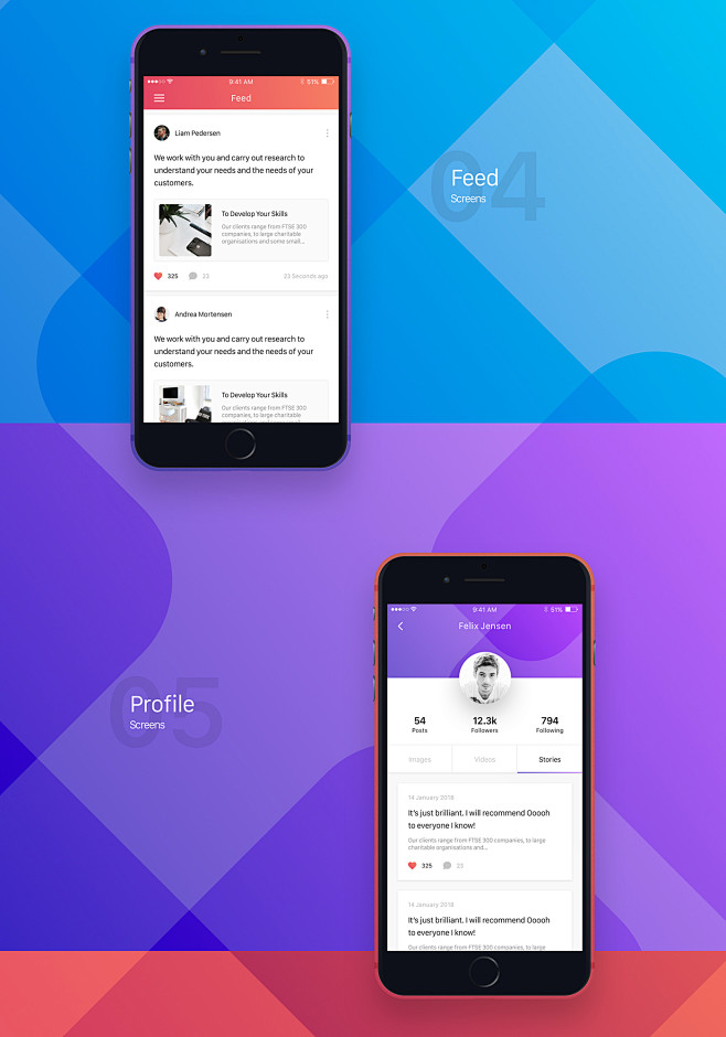 Flok iOS UI Kit + Fr...