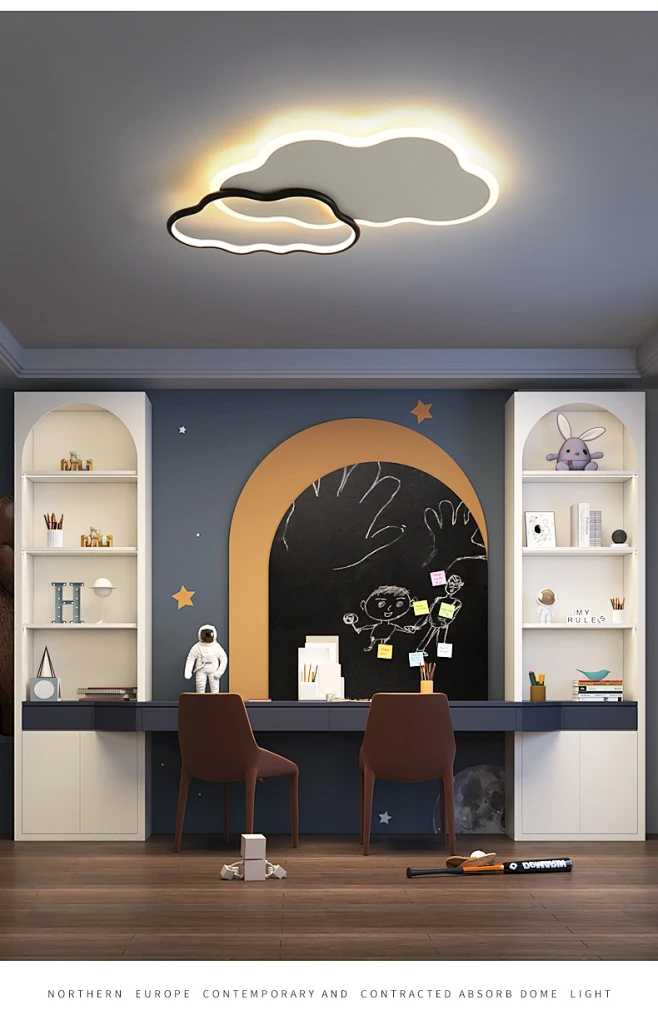 儿童房灯 创意个性云朵男孩房间灯北欧温馨女孩卧室书房led吸顶灯-tmall.com天猫图片_儿童房图片素材-花瓣网