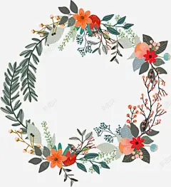 淡雅手绘花卉森系