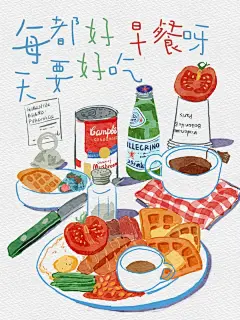 DAY2美食速写 _ 英式早餐_1_桃子与梦_来自小红书网页版