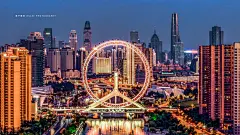 天津主题=河北区三岔河口永乐桥上～城市眼