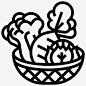 蔬菜篮子水果 标识 标志 UI图标 设计图片 免费下载 页面网页 平面电商 创意素材