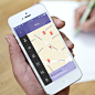 Management App - Mauve on Behance