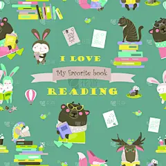 书,动物,四方连续纹样,自然,咖啡,包装纸,图像,猫,壁纸,读书