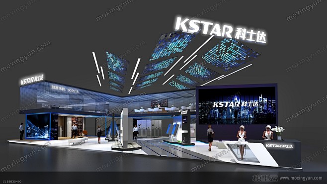 科士达光伏展KSTAR展览展示展台模型展...