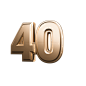 40_3d_gold_illustration