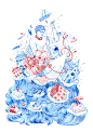 很棒的圆珠笔插画----ifavart.com(辣椒酱)-最出色的视觉艺术分享