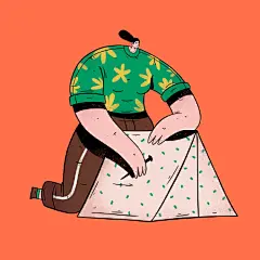 近几年十分流行的夸张人物造型插画！通过刻意调整人物的身体比例，来营造画面感极强的视觉表现力，感兴趣的童鞋可以尝试一下

by Lucas Wakamatsu ​​​​