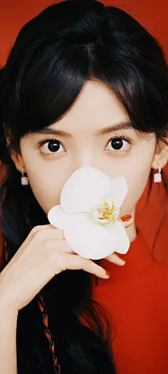 章若楠 花朵 美女手机壁纸_彼岸手机壁纸