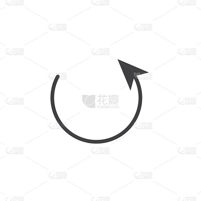 逆转箭头图标。翻转或旋转箭头。反向标志
